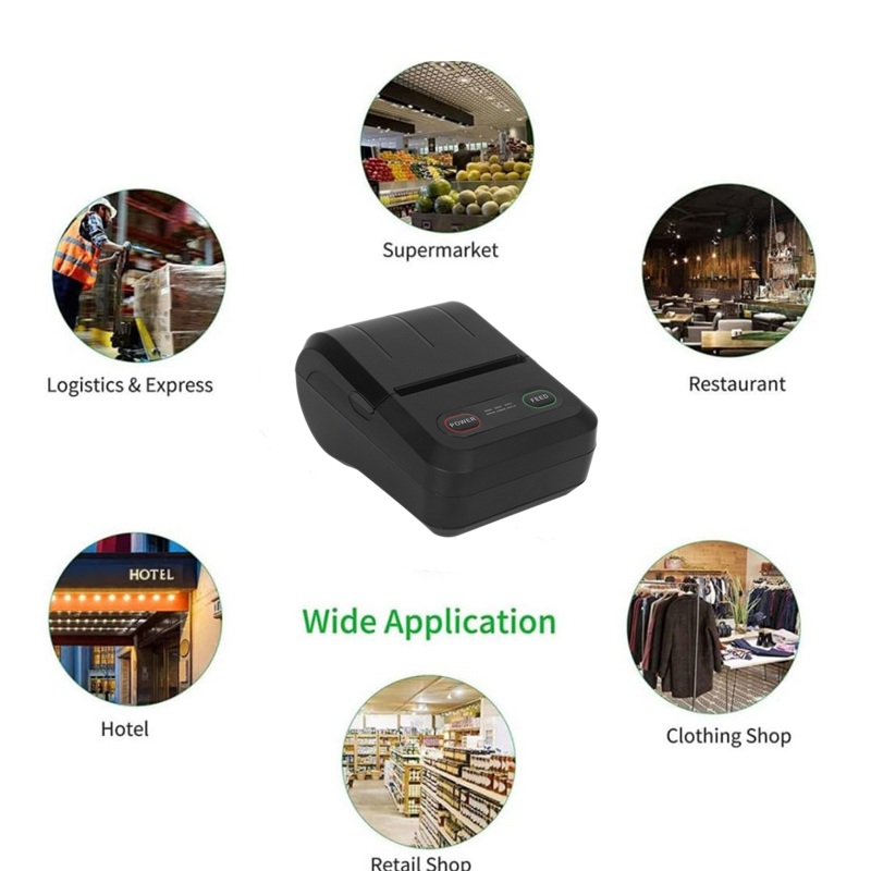 Quais são os campos de aplicação das impressoras térmicas de 58 mm?