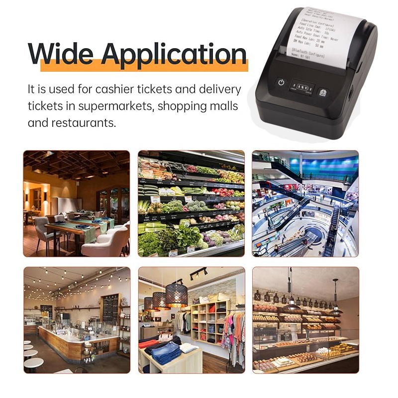 Para que serve uma impressora de recibos?